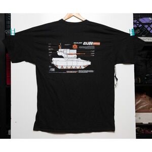 NWT G.I. Joe Shoe Palace Equalizer Tank Black Graphic T-Shirt Men's Size‎ XL